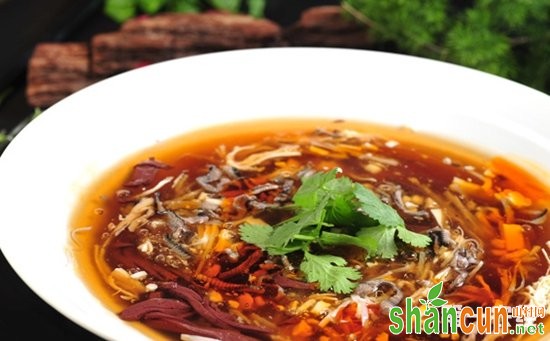 上海特产美食：龙凤酸辣汤（图片）
