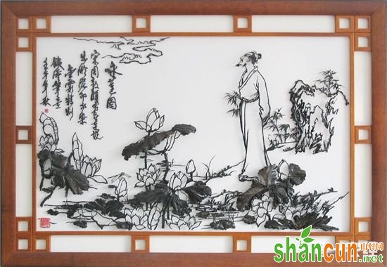 安徽芜湖特产工艺品：芜湖铁画