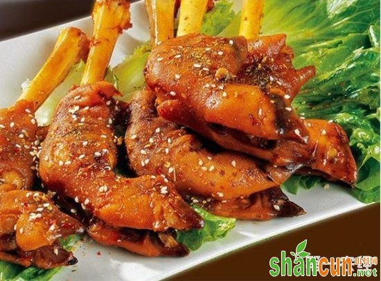 烤羊蹄 辽宁锦州古塔区特产美食
