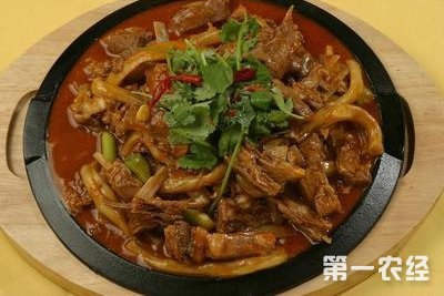 青海海东特产：爆焖羊羔肉（图片）