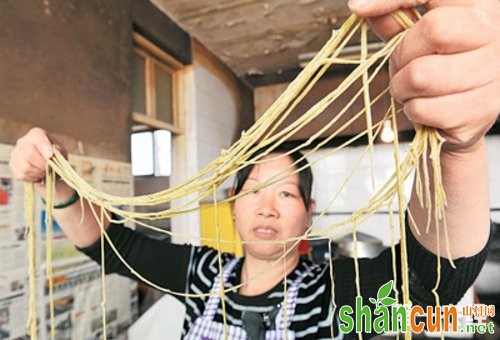 中宁蒿籽面 宁夏中卫特产美食