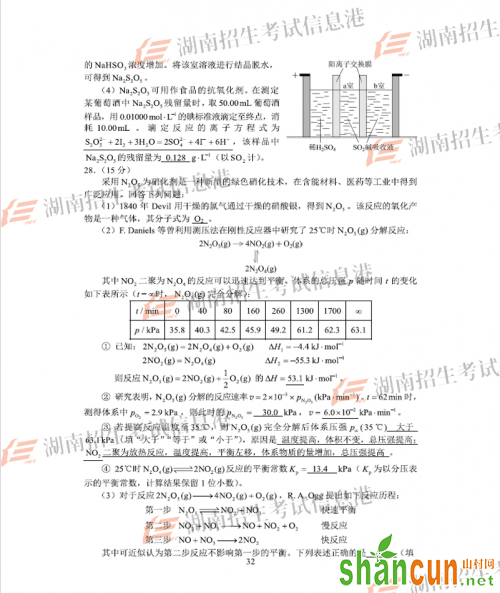 2018全国一卷理综试题及答案9