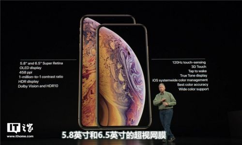 苹果iPhone Xs/Max参数配置 搭A12 Bionic处理器存储512GB