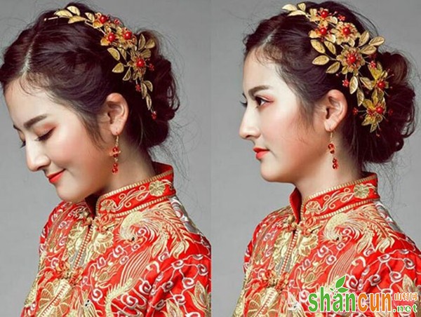 中式新娘发型有哪些 让独特的发型成点睛之笔