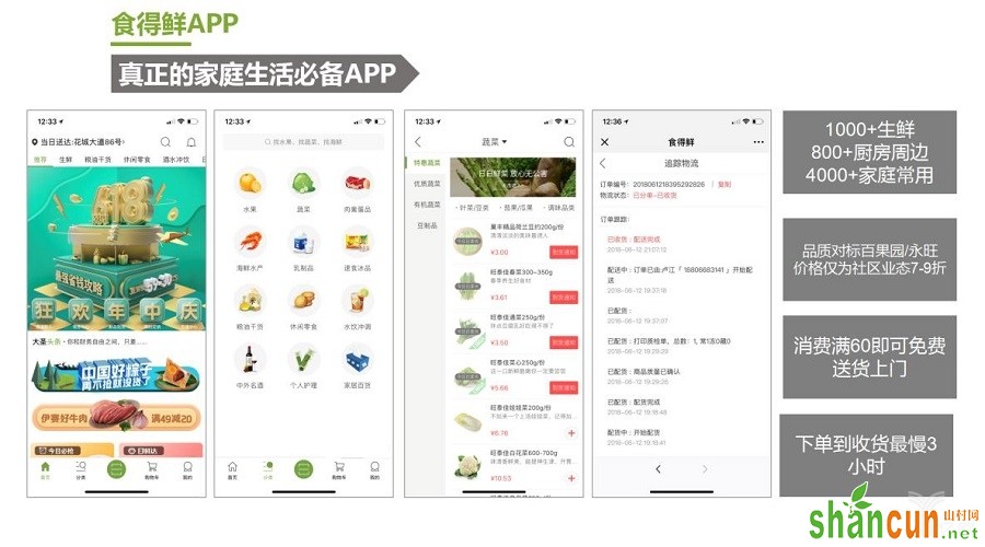 食得鲜APP界面