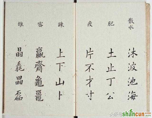 明代李淳把楷书结字规律说的透透的原稿（收藏帖）