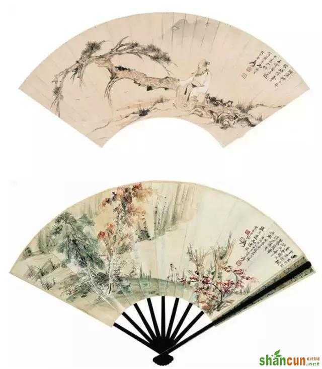 张大千最全扇面150幅，美极了