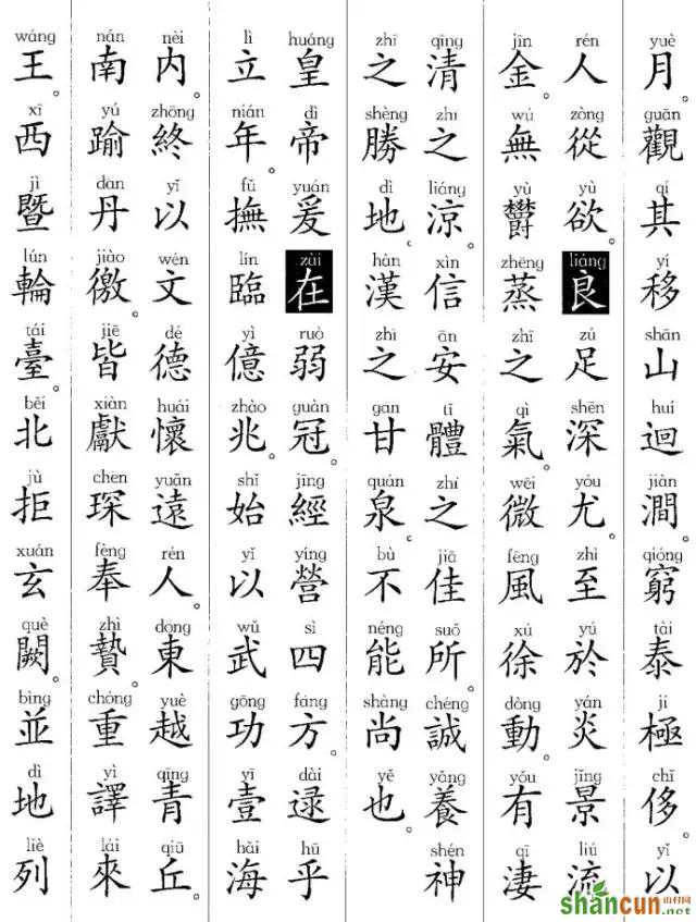 《九成宫》注上拼音，不担心有不认识的字