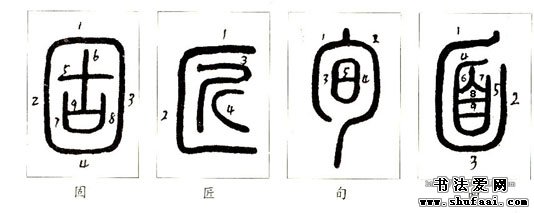 篆书书写入门：小篆的笔法分析 