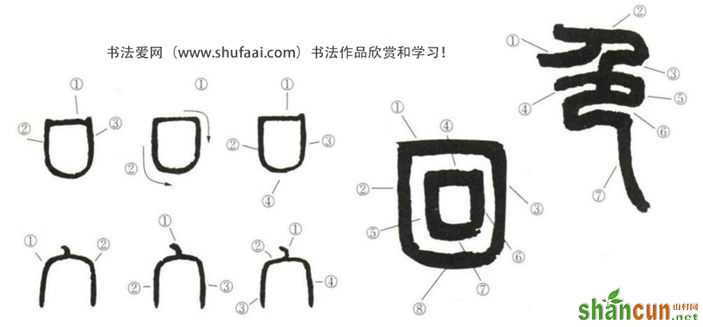 篆书的笔顺 篆刻自学