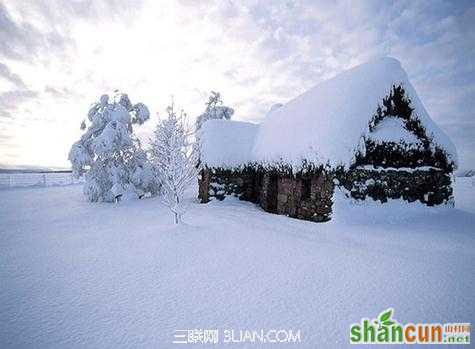 二十四节气结束季——大寒          山村