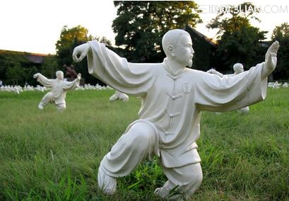 太极拳的五种推手姿势   山村