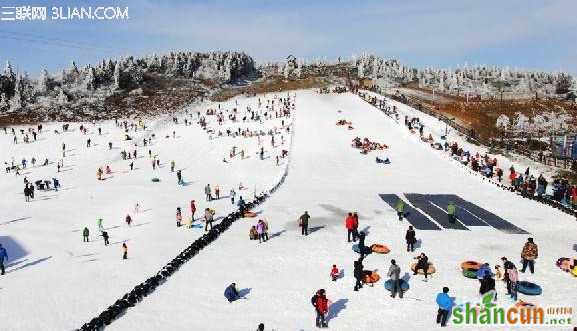 最基本的滑雪技巧            山村