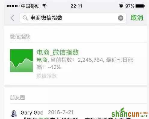 微信指数m指数是什么 微信指数api是什么 山村