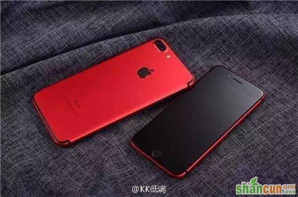 华强北出品：苹果iPhone7/Plus烈焰红版图赏