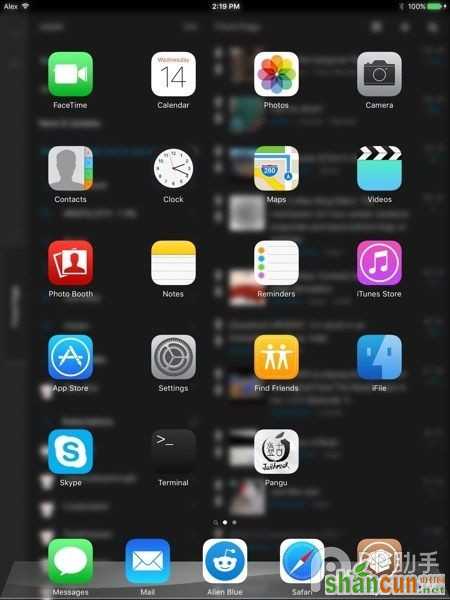 iOS9越狱插件RiftBoard：macOS的LaunchPad效果 山村
