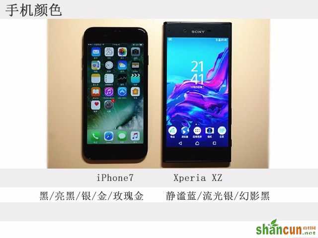 万人迷iPhone7对阵黑科技索尼Xperia XZ