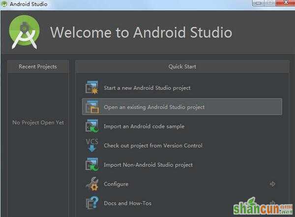 android studio怎么导入项目并运行