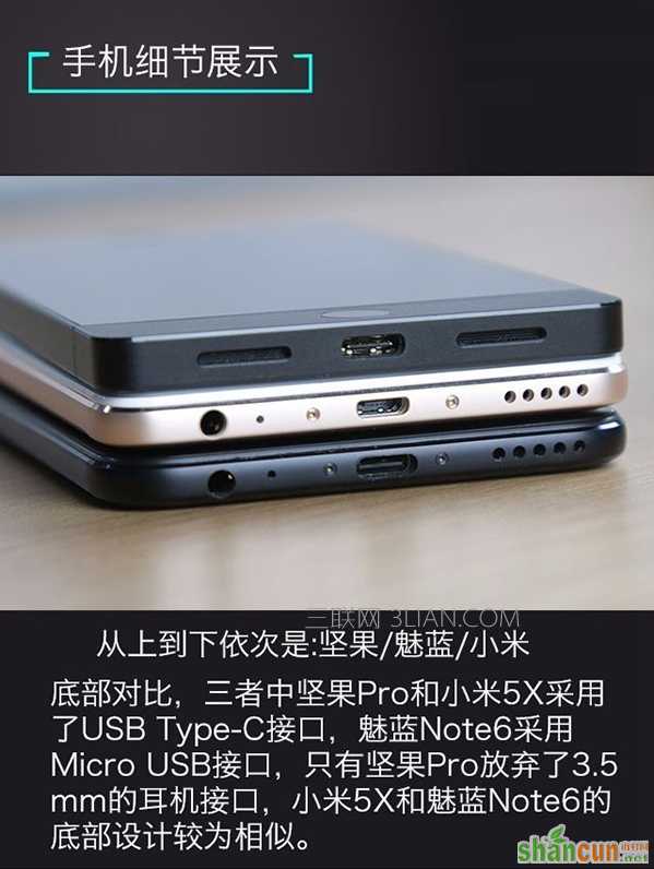 魅蓝Note6、坚果Pro和小米5X