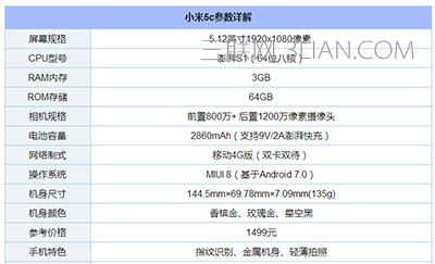 小米5C