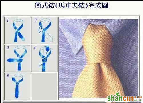 2012最新的七种常见的领带打法图解(6)