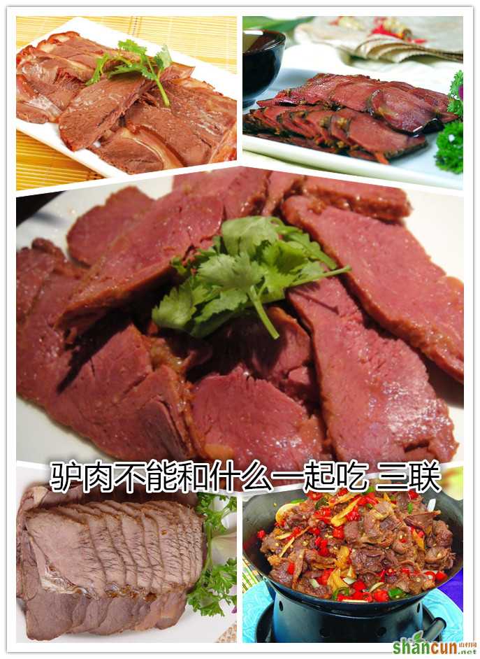 驴肉不能和什么一起吃 山村.jpg