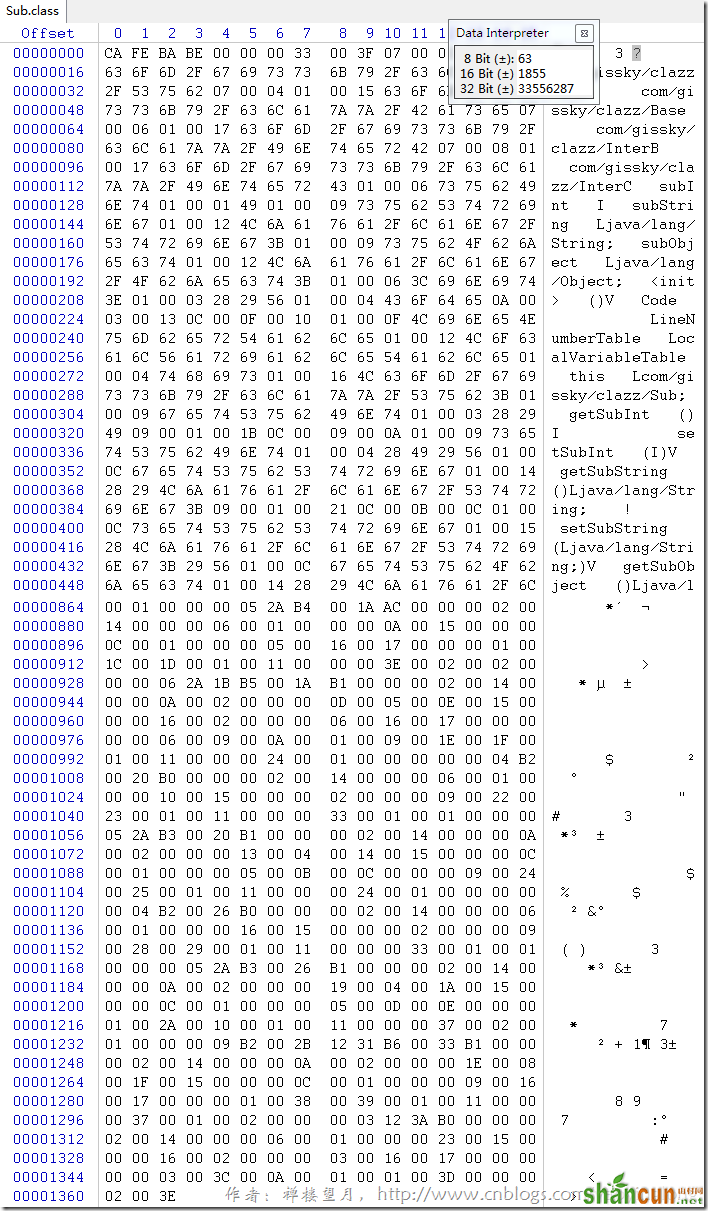 Java Class文件详解 认识java的Class类 山村