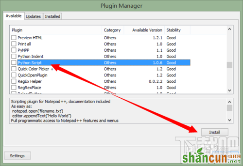 Notepad++如何安装Python插件？Notepad++插件？