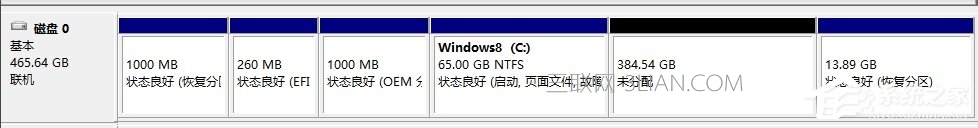 Windows8系统无损分区的方法