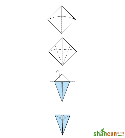 立体的和平鸽怎么折方法教程图解     山村