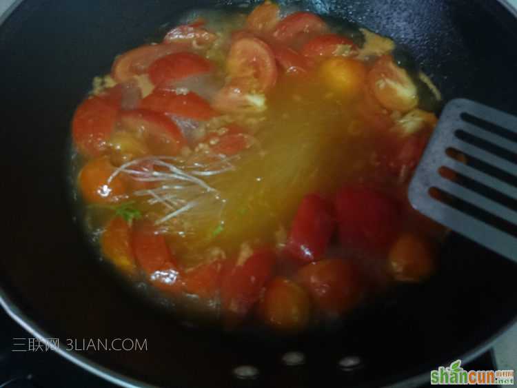 番茄红薯粉丝汤的做法步骤8