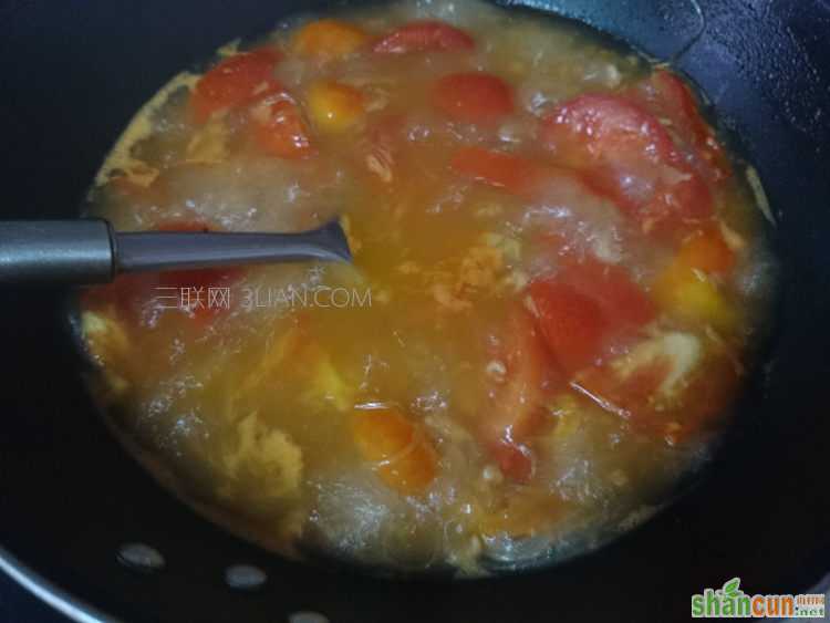 番茄红薯粉丝汤的做法步骤9