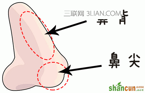 几个小动作让鼻子紧致笔挺