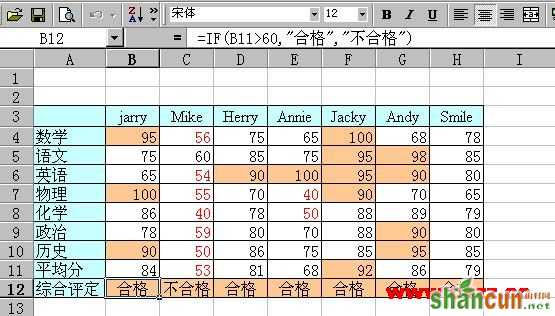 Excel IF函数应用教程