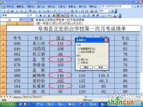 用有效性圈出Excel表格中的指定数据  山村