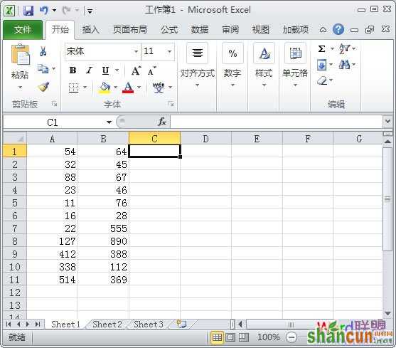 Excel2010手动批量求和