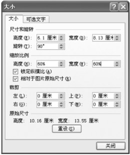 如何在Word2007中任意调整图片大小