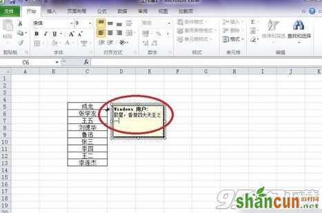 Excel2010批注中怎么插入文字 Excel2010批注中文字插入的方法