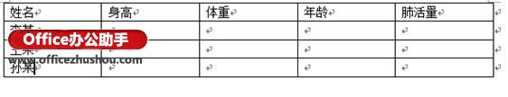 如何利用word制作三线表