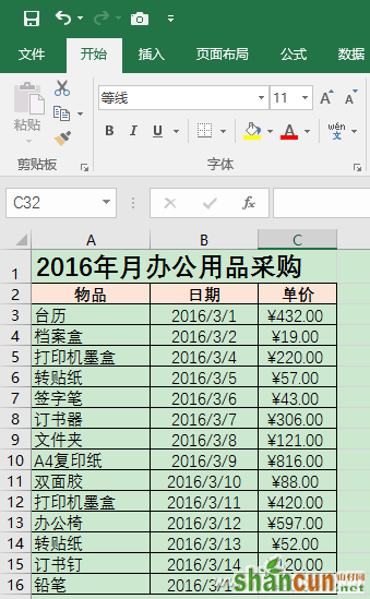 Excel2016如何做分层树状图 Excel2016做分层树状图技巧 山村