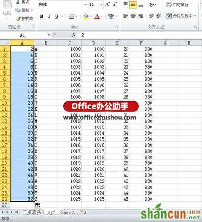 利用Excel 2010制作工资表的方法