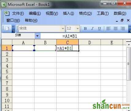 Excel自动求积的方法 如何用Excel表格自动求积公式 山村