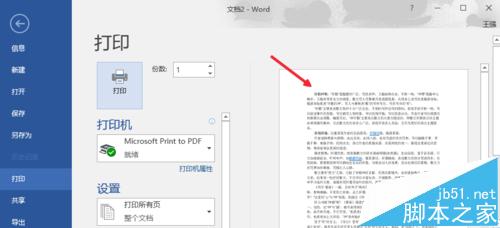 word2016怎么打印? Word2016打印预览如何设置 山村