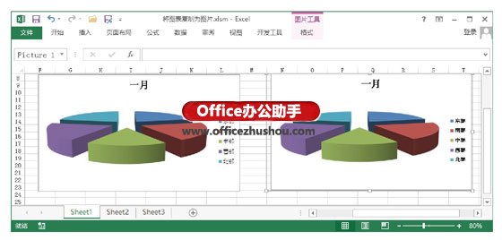 将Excel中图表复制为图片的方法