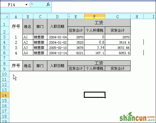 5种常用的工资条的制作方法