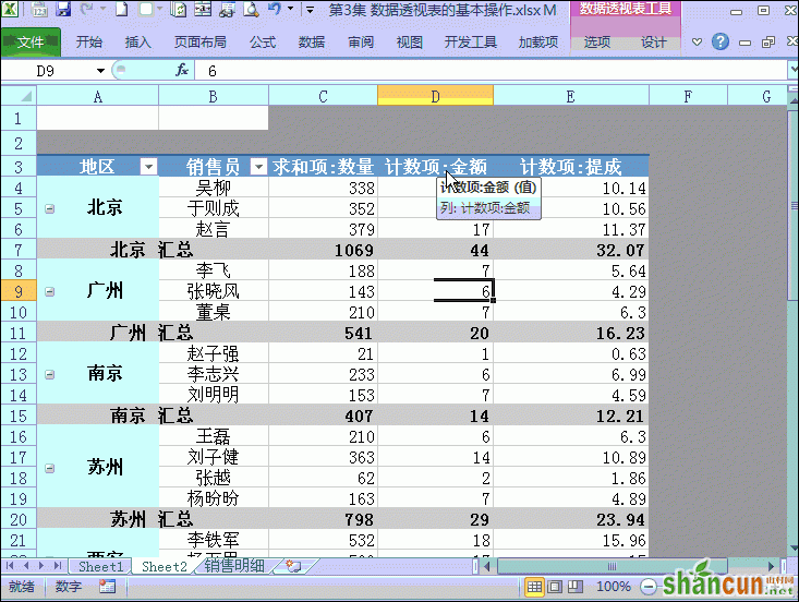 Excel数据透视表10大常用技巧