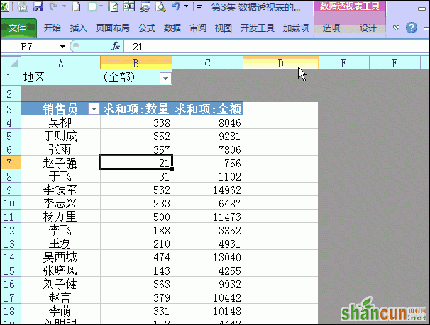 Excel数据透视表10大常用技巧