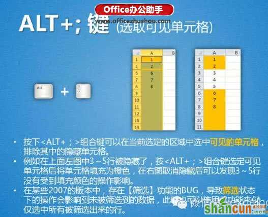 选取单元格区域的13种方法