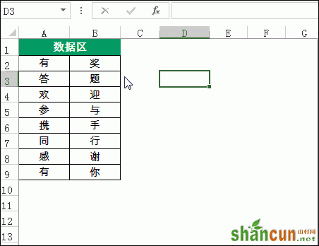 Excel表格中常用的三种数据转置的方法