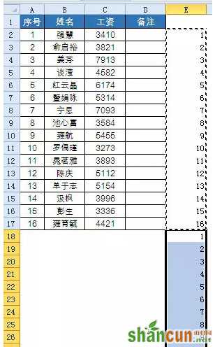 使用Excel快速生成工资条的方法